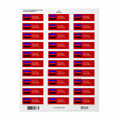 OFFICIELE POLYAMORIE PRIDE VLAG -.png Etiket (Full Sheet)