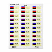 OFFICIELE POLYAMORIE PRIDE VLAG -.png Etiket (Full Sheet)