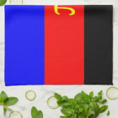OFFICIELE POLYAMORIE PRIDE VLAG -.png Theedoek (Gevouwen)