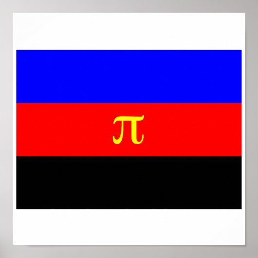 OFFICIËLE POLYAMORIE PRIDE-VLAG POSTER (Voorkant)