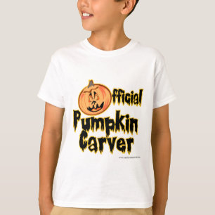 Officiële pompoen Carver Halloween T-shirt