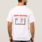 Officiële pooside Book Reader T-shirt (Achterkant)