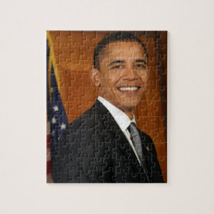 Officiële portret van Barack Obama Legpuzzel