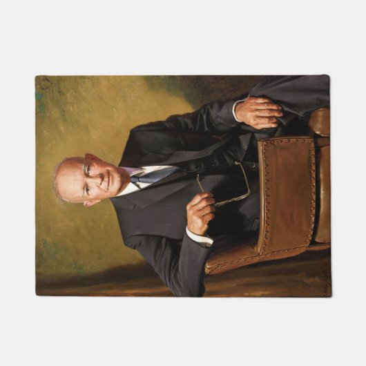 Officiële portret van Dwight Eisenhower in het Wit Deurmat (Voorkant)