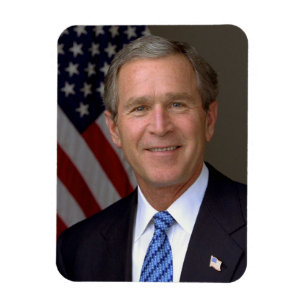 Officiële portret van George W. Bush Magneet