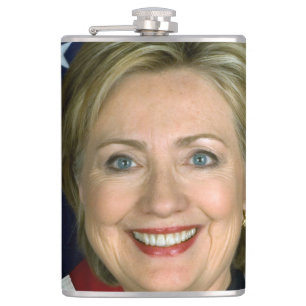 Officiële portret van Hillary Clinton Heupfles