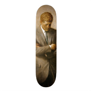 Officiële portret van John F Kennedy door Aaron Sh Persoonlijk Skateboard