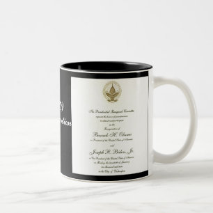 Officiële President Obama Uitnodiging Tweekleurige Koffiemok