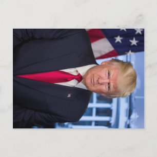 Officiële presidentiële portret van Donald Trump Briefkaart