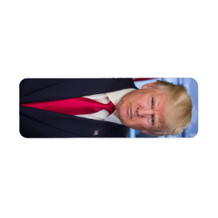 Officiële presidentiële portret van Donald Trump Etiket