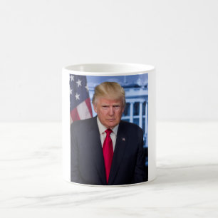 Officiële presidentiële portret van Donald Trump Koffiemok