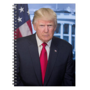 Officiële presidentiële portret van Donald Trump Notitieboek