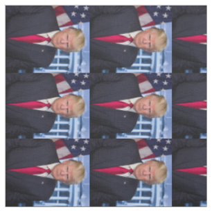 Officiële presidentiële portret van Donald Trump Stof