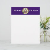 Officiële presidentiële zegel (Staand voorkant)