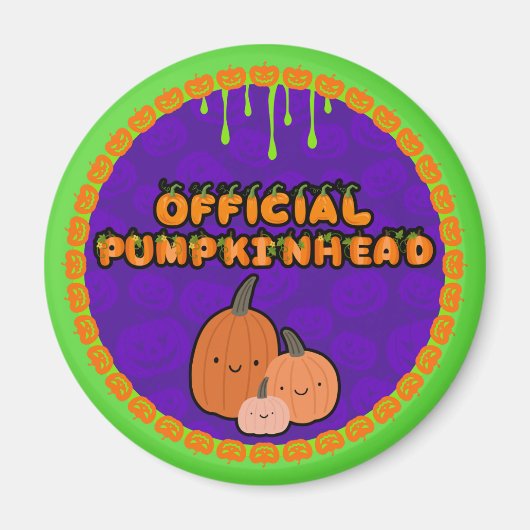 Officiële Pumpkinhead 3 Pompoenen Magneet (Voorkant)