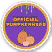 Officiële Pumpkinhead 3 Pompoenen Sticker (Voorkant)