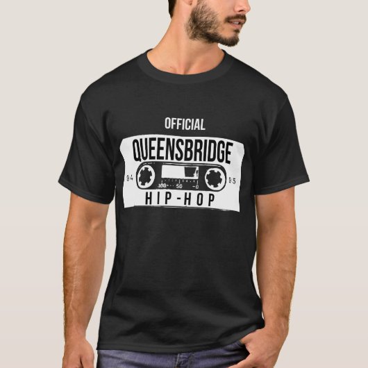 Officiële Queensbridge Hip-Hop Rap Shirt (Voorkant)