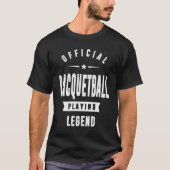 Officiële Racquetball-speellegant T-shirt (Voorkant)