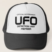 OFFICIËLE REGERING, UFO, DETECTIE-EENHEIDSLID TRUCKER PET (Voorkant)
