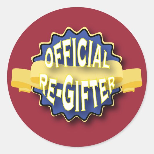 Officiële reportage ronde sticker (Voorkant)