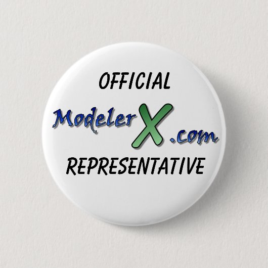 Officiële representatieve Button van ModelerX.com (Voorkant)