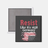Officiële Resist Like It's 1938 Duitsland Resist Magneet (Voorkant / Achterkant)