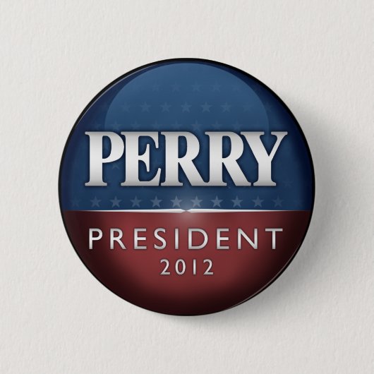 Officiële Rick Perry 2012 Ronde Button 5,7 Cm (Voorkant)