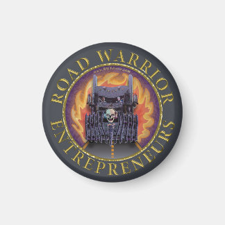 Officiële Road Warrior Ondernemers Logo Magneet