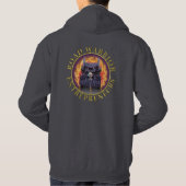 Officiële Road Warrior Ondernemers Logo OP TERUG Hoodie (Achterkant)
