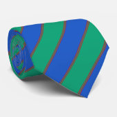 Officiële rode groene blauwe marsvlag Tricolor Stropdas (Opgerold)