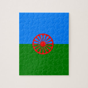 Officiële Romaanse zigeunervlag Legpuzzel