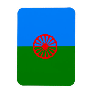 Officiële Romaanse zigeunervlag Magnet Magneet
