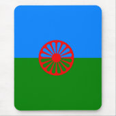 Officiële Romaanse zigeunervlag Muismat (Voorkant)