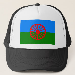 Officiële Romaanse zigeunervlag Trucker Pet