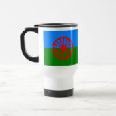 Officiële Romany gypsy vlag Travel Mug Reisbeker (Links)