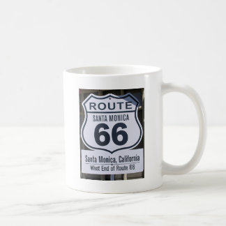 Officiële route 66 eindteken santa monica koffiemok