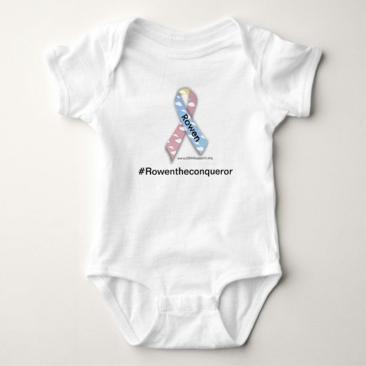 Officiële #Rowentheconqueror baby romper (Voorkant)
