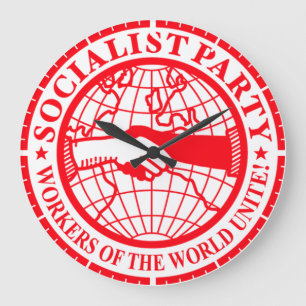 Officiële S.P.U.S.A.-Logo wandklok