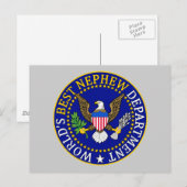 Officiële 's Werelds beste Nephew-afdeling Briefkaart (Voorkant / Achterkant)