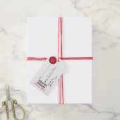 Officiële Santa Claus Gift Cadeau uit Noordpool Cadeaulabel (Met Touw)