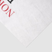 Officiële Santa Claus Gift Cadeau uit Noordpool Tissuepapier (Detail)