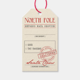 Officiële Santa Gift Labels Cadeaulabel