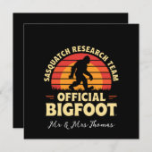 Officiële Sasquatch onderzoeksteam: Bigfoot Hunter Kaart (Voorkant / Achterkant)
