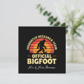 Officiële Sasquatch onderzoeksteam: Bigfoot Hunter Kaart (Staand voorkant)