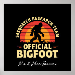 Officiële Sasquatch onderzoeksteam: Bigfoot Hunter Poster