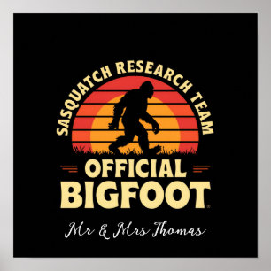 Officiële Sasquatch Onderzoeksteam: Bigfoot Jagers Poster