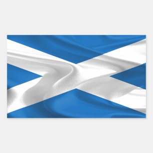 Officiële Schotse vlag voor onafhankelijkheid Rechthoekige Sticker