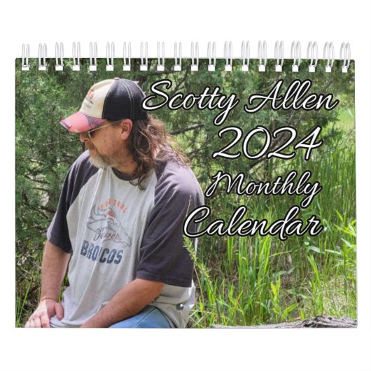 Officiële Scotty Allen 2024 Spiral Calendar Kalender (Hoes)