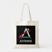 Officiële SD van het NASA Artemis-programma Logo Tote Bag (Achterkant)