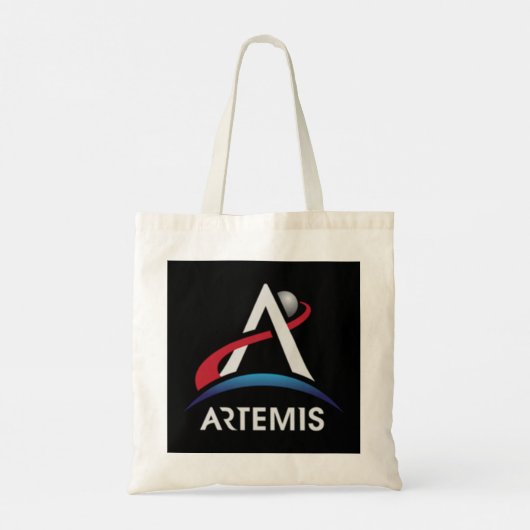 Officiële SD van het NASA Artemis-programma Logo Tote Bag (Achterkant)